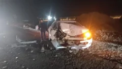 Milagro: sobrevivieron a terrible choque frontal por una mala maniobra