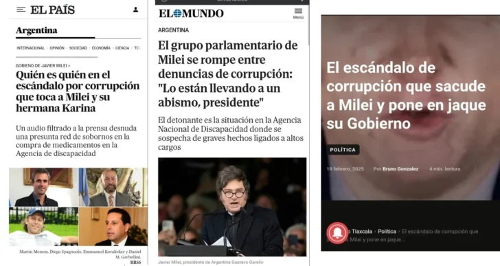 Medios del mundo hablan del “Mani pulite en la Argentina” del gobierno de Milei
