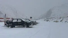 Temporal: importante nevada en la Cordillera de Calingasta
