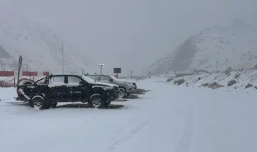 Temporal: importante nevada en la Cordillera de Calingasta