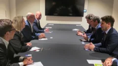 En Adelaida, Orrego intensifica vinculaciones para potenciar San Juan