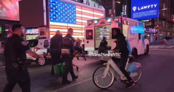 Terror en Nueva York: un adolescente hirió a tiros a tres personas en Times Square