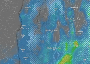 Mirá en vivo on line cómo avanza la lluvia con el Temporal de Santa Rosa en San Juan