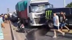 Imputaron al camionero que causó un choque múltiple en el puente Chaco-Corrientes