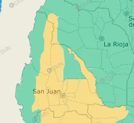 Alerta amarilla por viento en San Juan: qué zonas se verán más afectadas