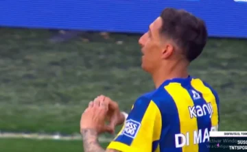 El impactante golazo olímpico de Ángel Di María contra Boca