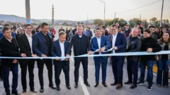Orrego inauguró la Calle 5  y anunció asfaltos para las calles Lemos y Meglioli