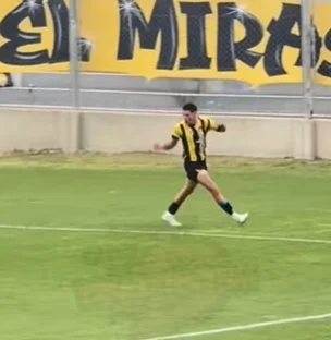 Atenas se quedó con el clásico de Pocito: le ganó 2-1 a Aberastain