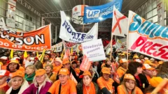 Con una gran convocatoria, Orrego presentó sus candidatos a diputados