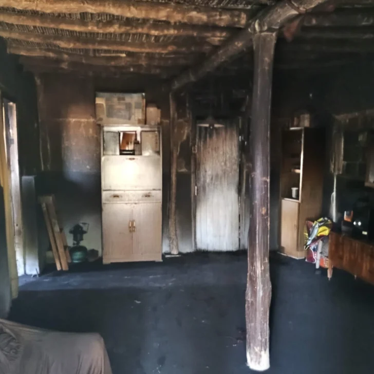 Un sanjuanino murió en el incendio de la casa que cuidaba en una finca