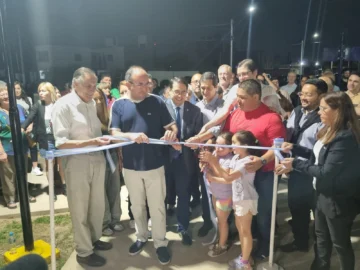 Rivadavia: inauguraron una nueva plaza en el barrio Jardín del Oeste