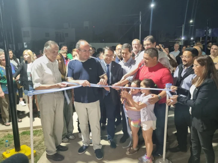 Rivadavia: inauguraron una nueva plaza en el barrio Jardín del Oeste