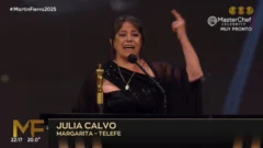 “Gracias por no bajar los brazos”: Julia Calvo emocionó al hablar de Cris Morena
