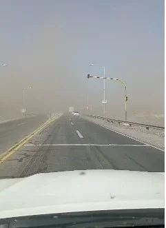 El viento complicó la visibilidad en rutas en San Juan