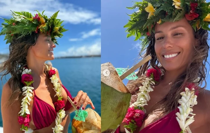 Pampita en sus vacaciones soñadas con Martín Pepa en la Polinesia Francesa