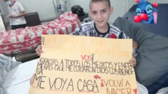 Yutiel, el nene atropellado en Rawson, recibió el alta médica tras semanas de lucha