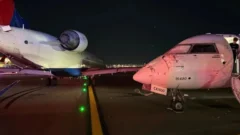 Susto: un herido al chocar dos aviones en un aeropuerto