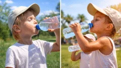 Cómo prevenir la deshidratación en niños durante los días de calor extremo