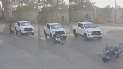 Atropelló y dejó grave a un motociclista: el imputado dijo que se asustó y quedó libre