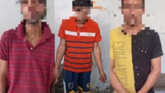 Tres hombres fueron sorprendidos en el techo de una casa en Capital
