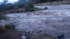 En videos: las crecientes transformaron al río Valle Fértil