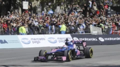 Videos: Colapinto deslumbró al público argentino en el Lotus E20