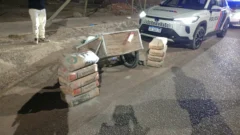 Un robo pesado: los engancharon con 9 bolsas de cemento en Rivadavia