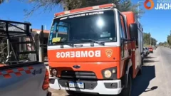 Susto en una escuela de Tamberías por la explosión de un calefactor