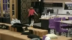 Tremendo golpazo de Andrea del Boca en Gran Hermano: la actriz se cayó en la cocina