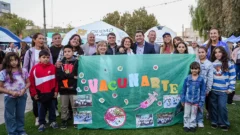 El gobernador Orrego presentó una nueva edición de VacunArte+ en San Juan