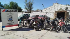 Golpe a las picadas en Caucete: secuestraron 18 motos en un megaoperativo