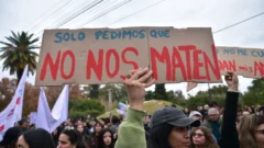 Ni Una Menos: una amplia convocatoria marcó el inicio de la movilización en San Juan