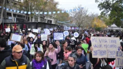 Una multitud volvió a marchar en San Juan al grito de Ni Una Menos
