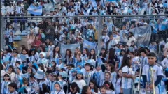Los niños del Coro de la UNSJ se sumaron a “La hinchada más grande”