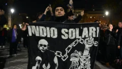 Los ricoteros coparon el centro de San Juan para homenajear al Indio Solari