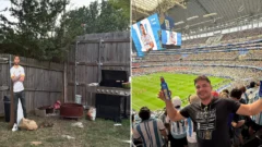 De Angaco a Miami: asados en el piso o en parrilla, la cábala de un sanjuanino para que gane Argentina