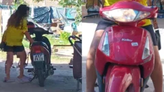 Le robaron la moto mientras trabajaba: una joven sanjuanina pide ayuda para recuperarla
