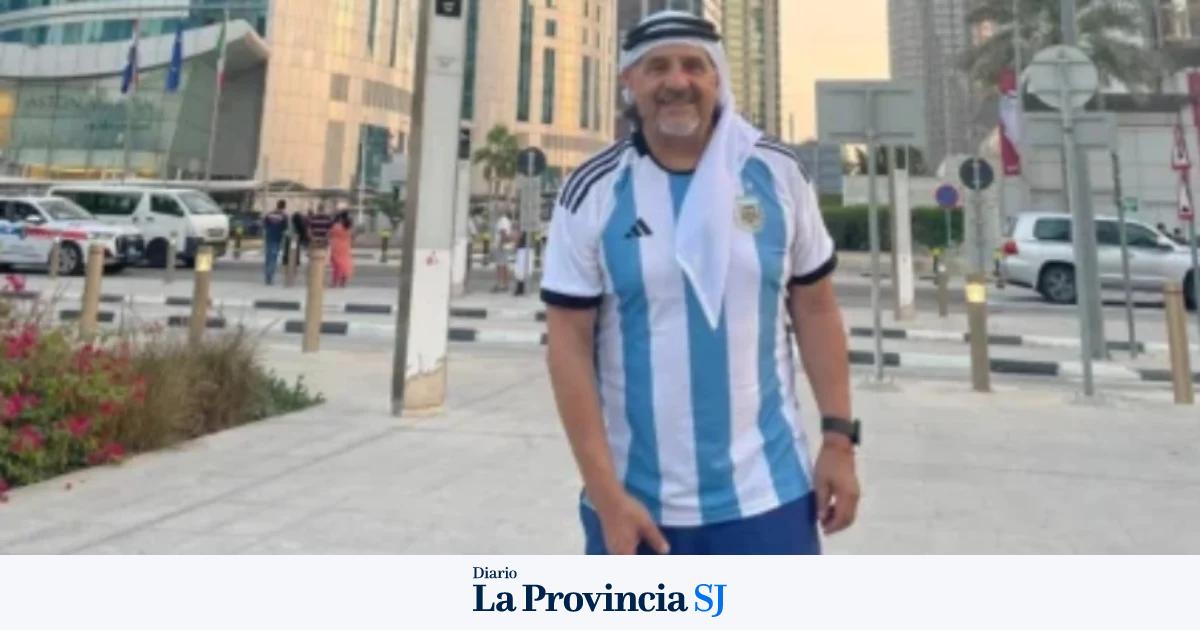 Ángel, el sanjuanino que vivió siete Mundiales de Fútbol y ahora cumplirá un sueño con su hija