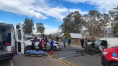 Identificaron a los protagonistas del violento choque en Ruta 40 en Pocito