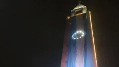 La Catedral se vistió de celeste y blanco para alentar a la Selección