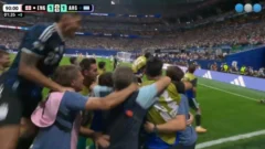 Lautaro marcó el segundo gol de Argentina y desató la emoción