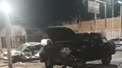 Terrible choque en Rawson: un hombre quedó inconsciente y tres resultaron heridos