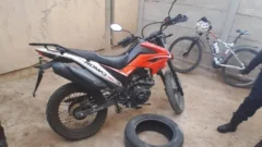 Robada y hallada en un día: el raid por una moto en Rawson